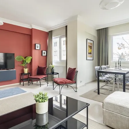 Appartement Modern Flat With Balcony On Bagdat Street Istambul